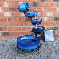 Monster Shop Monstershop Tuinfontein - Zonne-energie - Blauw - 4 etages