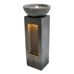 Monstershop Waterornament Serenity Falls - Cement - Led - Elektrisch