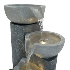 Monstershop Waterornament Tranquil Tiers - Polyresin - Led - Elektrisch
