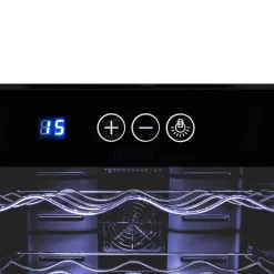 Monstershop Wijnkoelkast Oriva - Led Verlichting - 28 Flessen Capaciteit - Zwart
