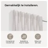 Motionblinds Gordijnrail Smart Wit 200cm Centrale Opening
