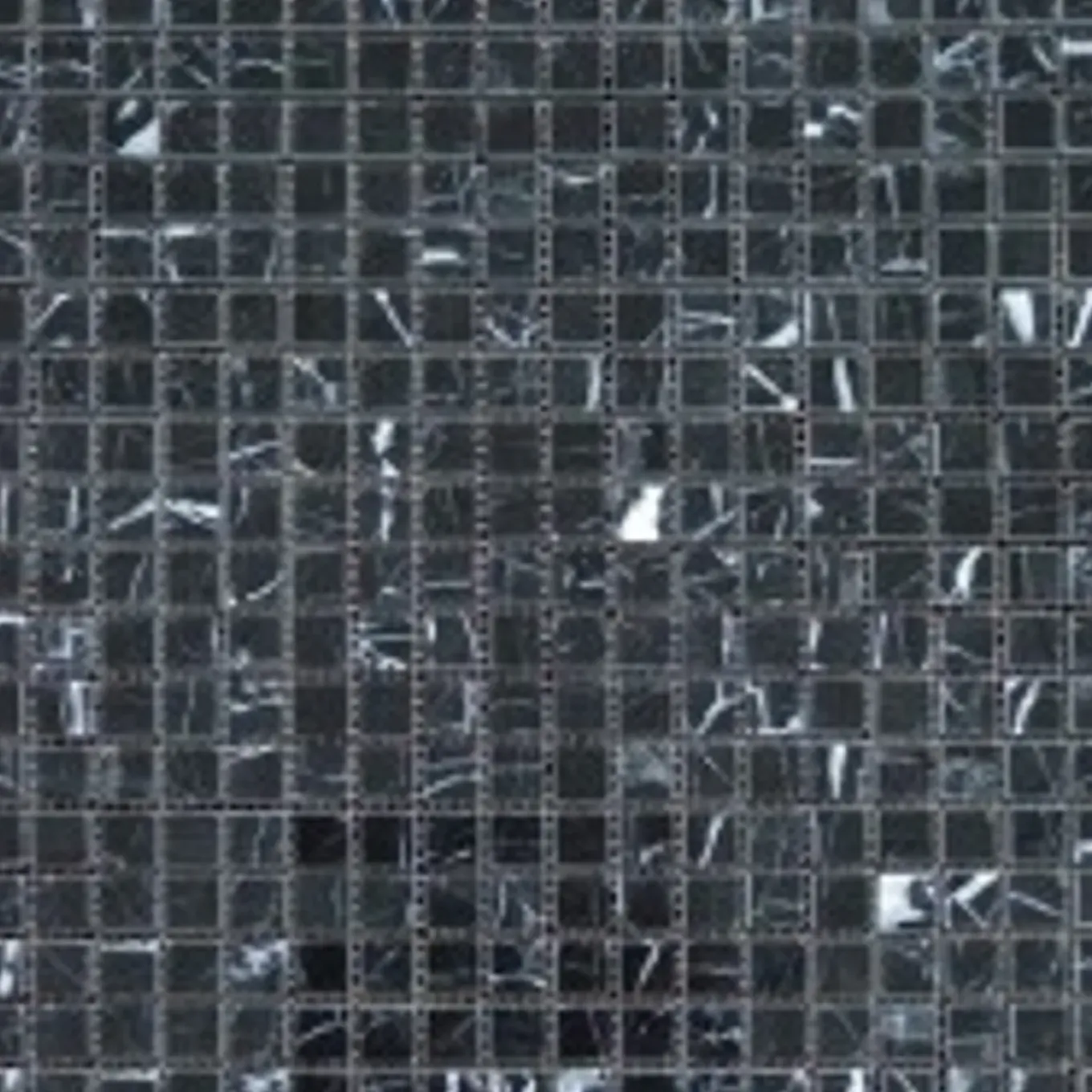 Mozaïek Marquina - Zwart - Natuursteen - 30x30 cm - 0,09 m²