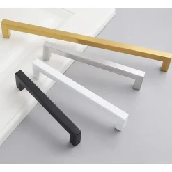 Msqdesign - Handgrepen 128mm Zwart - 10 Stuks - Meubelgrepen-Kastgreep zwart