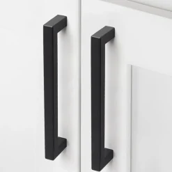 Msqdesign - Handgrepen 128mm Zwart - 10 Stuks - Meubelgrepen-Kastgreep zwart
