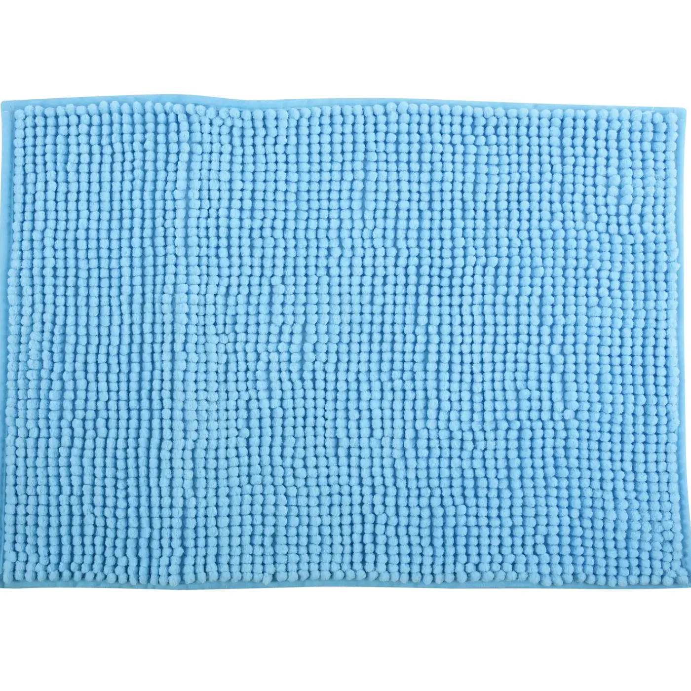 MSV Badkamerkleed/badmat Voor Op De Vloer - Lichtblauw - 40 X 60 Cm
