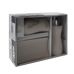 MSV 3-delige badkameraccessoireset Palma - Taupe
