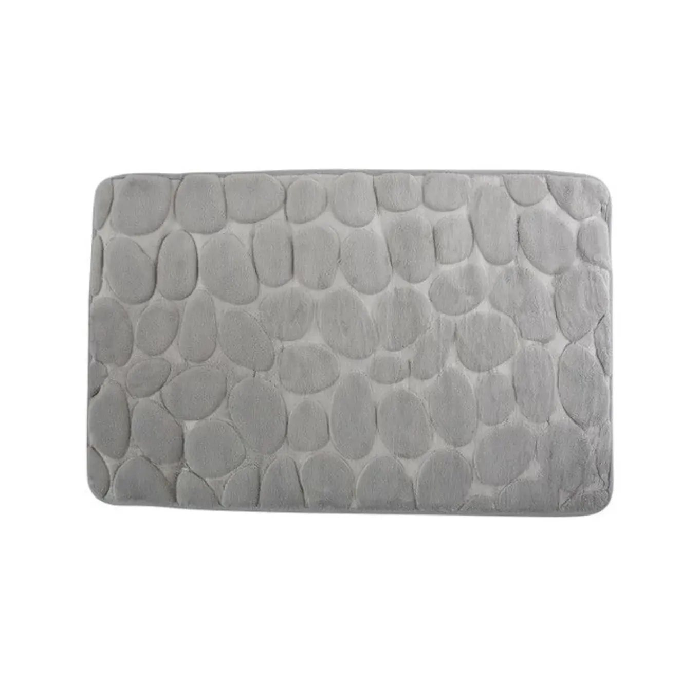 Msv Microvezel Badmat Pebble 50x80cm Grijs