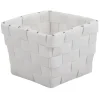 MSV opbergmandje 10x10cm wit