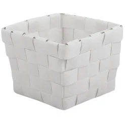 MSV opbergmandje 10x10cm wit