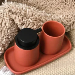MSV Opbergschaal badkamer Maonie - Terracotta