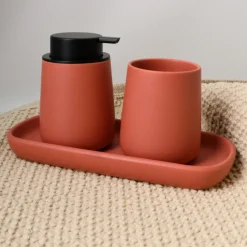 MSV Opbergschaal badkamer Maonie - Terracotta