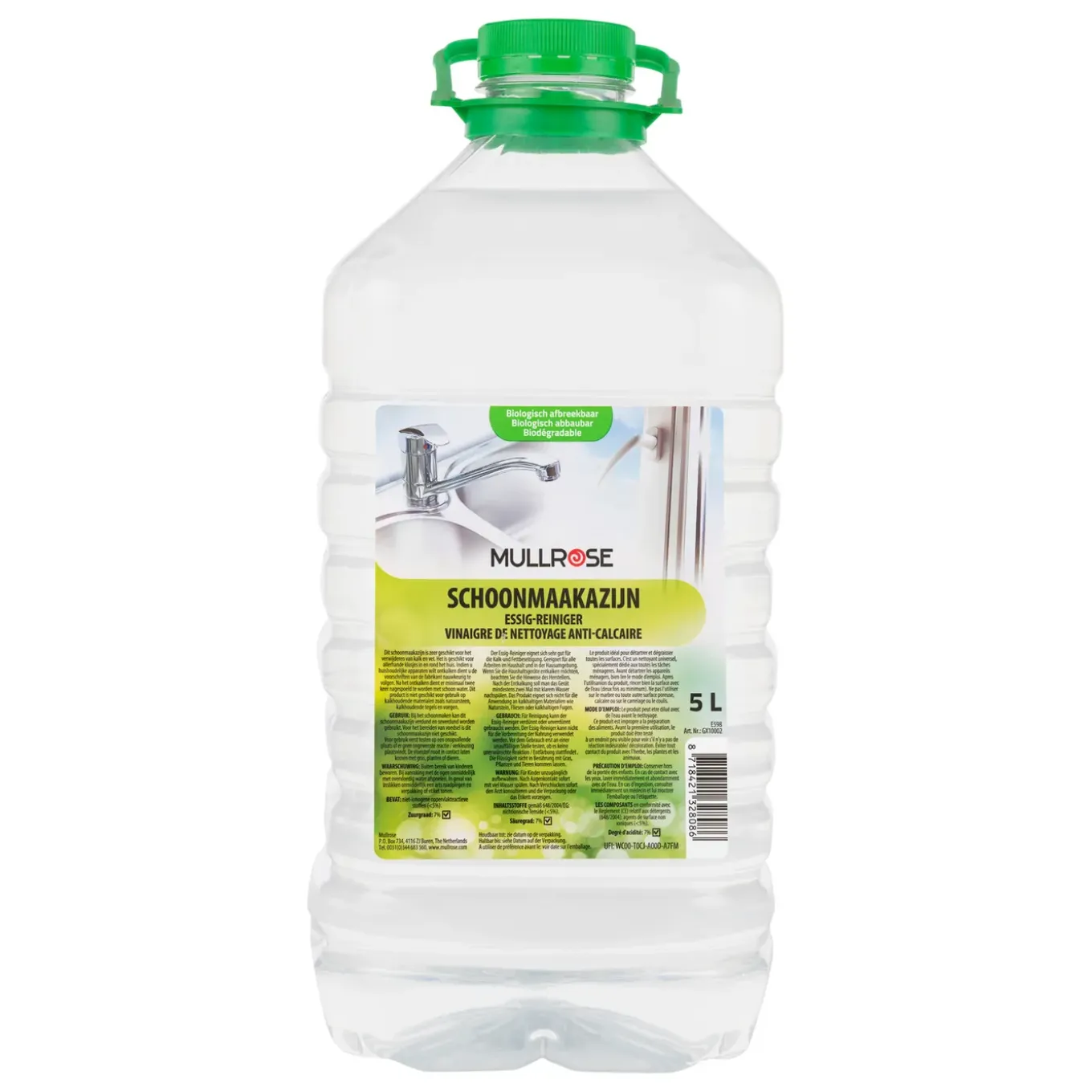 Mullrose schoonmaakazijn 5 liter