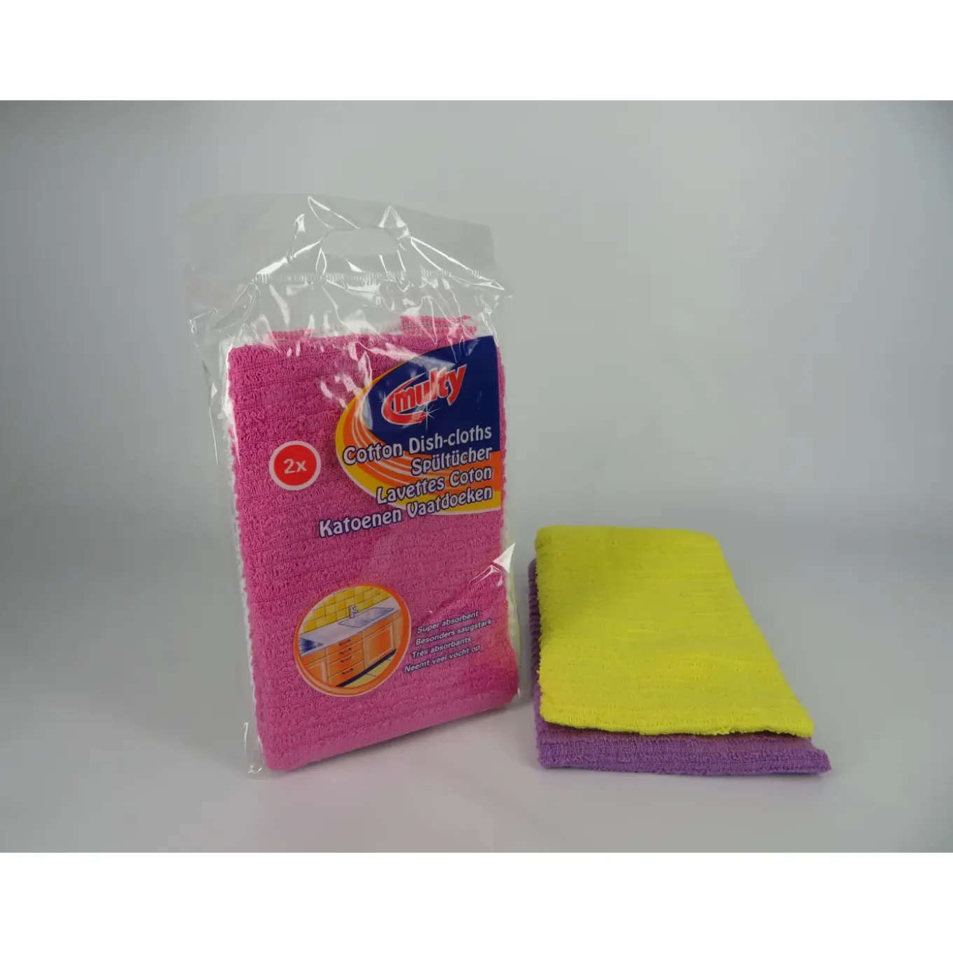 Multy katoenen vaatdoek 2 stuks