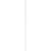 Overig Muurplint Blok - Wit - MDF - Gegrond - 244cm - 12x79mm