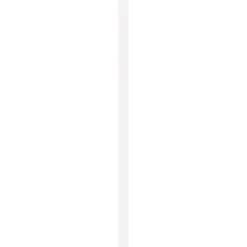 Overig Muurplint Blok - Wit - MDF - Gegrond - 244cm - 12x79mm