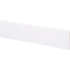 Overig Muurplint Blok - Wit - MDF - Gegrond - 244cm - 12x79mm