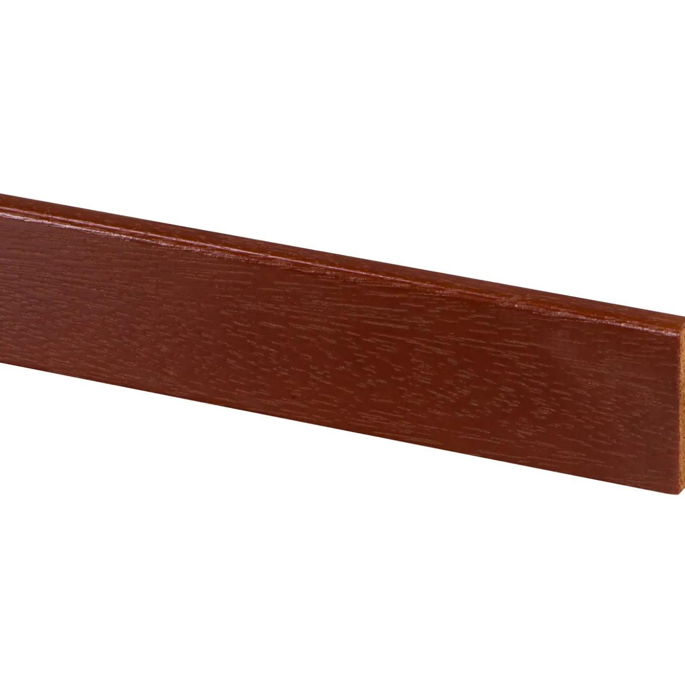 Muurplint - Bruin - Meranti - Gelakt - 240cm - 11x55mm