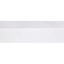 Muurplint Budget Cubic - Wit - MDF - Folie - 240cm - 12x70mm - Multipack 4+2