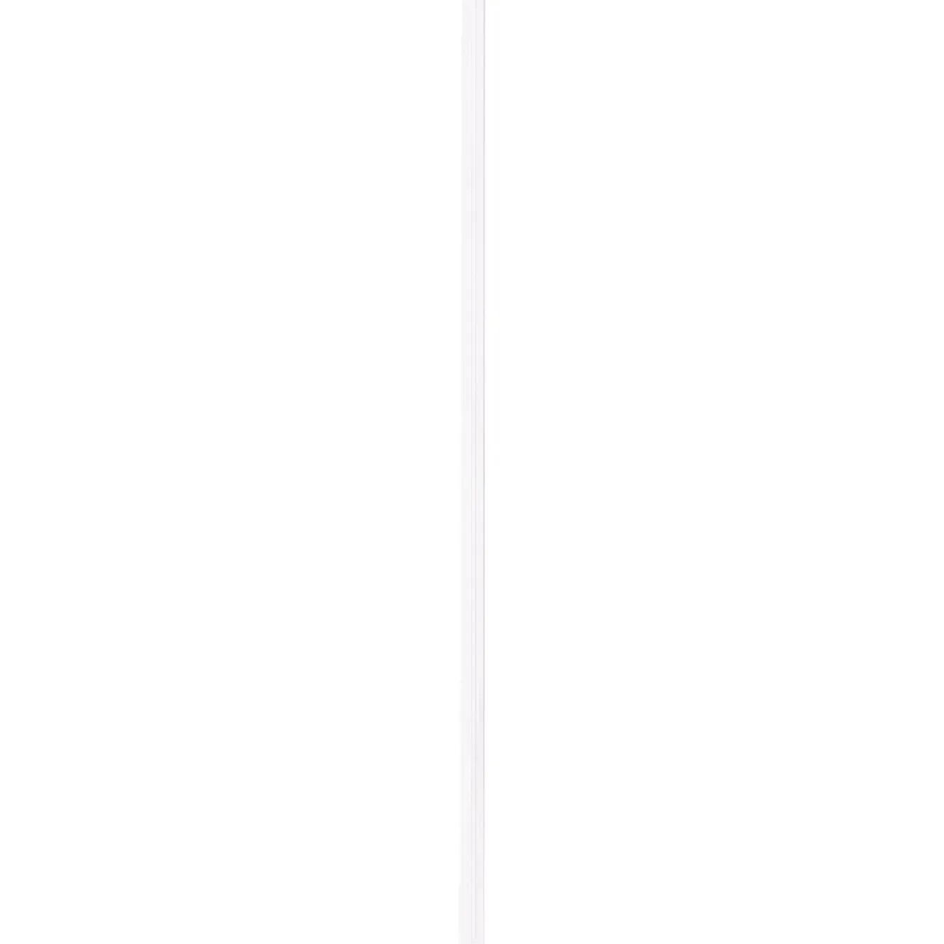 Muurplint Budget Cubic - Wit - MDF - Folie - 240cm - 12x70mm - Multipack 4+2