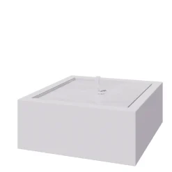 Mysteel - Aluminium Watertafel - Lyra - 120x120x40cm
