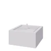 MySteel - Aluminium Watertafel - Lyra - 80x80x40cm