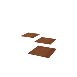 MySteel - Cortenstaal Staptegel - Vierkant - 30x30cm - Roestkleur