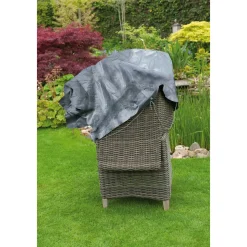 Nature beschermhoes voor gestapelde stoelen PE 100 g/m² antraciet 140x75x70cm