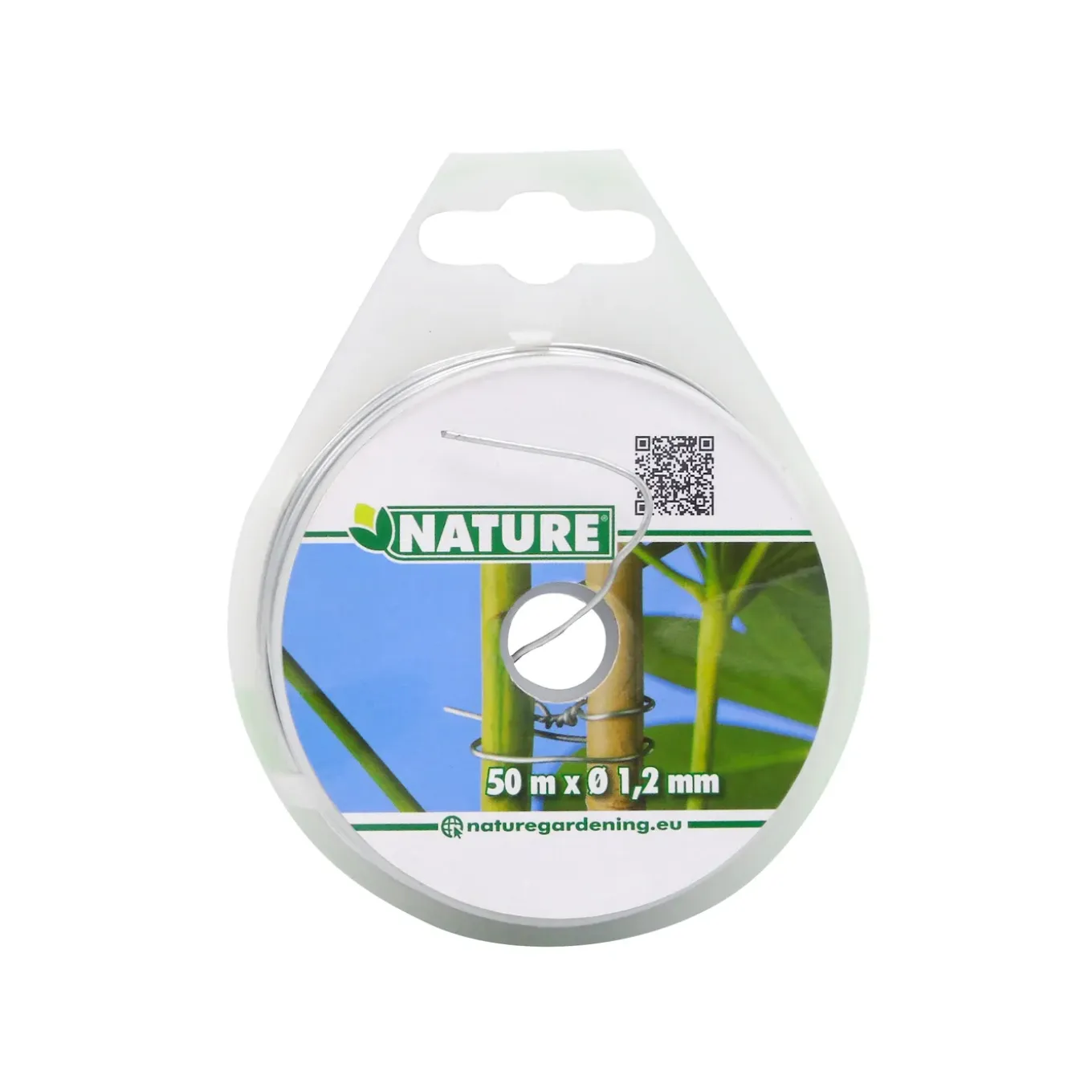 Nature binddraad verzinkt Ø1,2mm x 50m