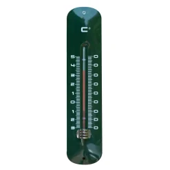 Nature buitenmuurthermometer Kelvin 19 groen 30x6,5x1cm