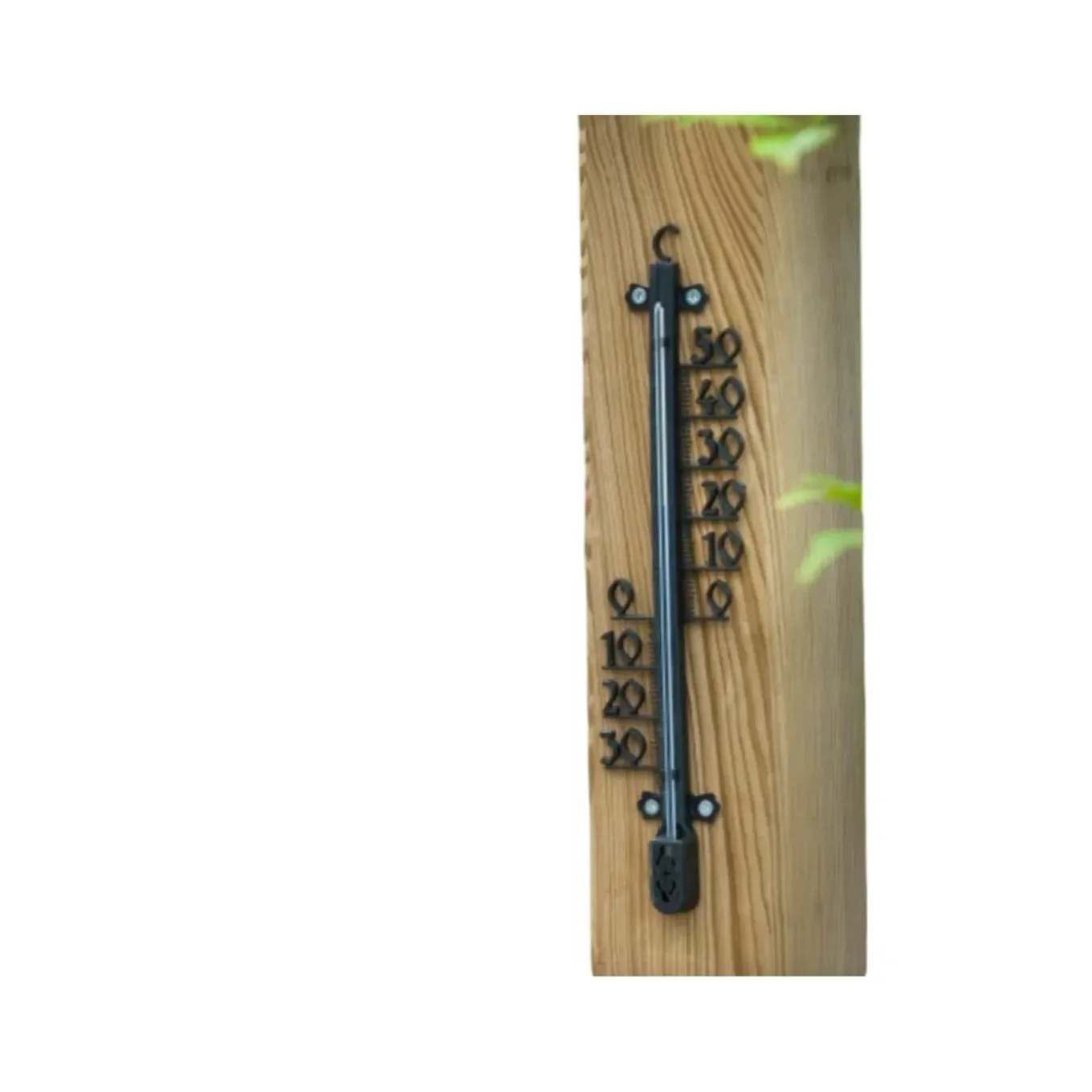 Nature Buitenthermometer - Zwart - Kunststof - 10 X 41 Cm