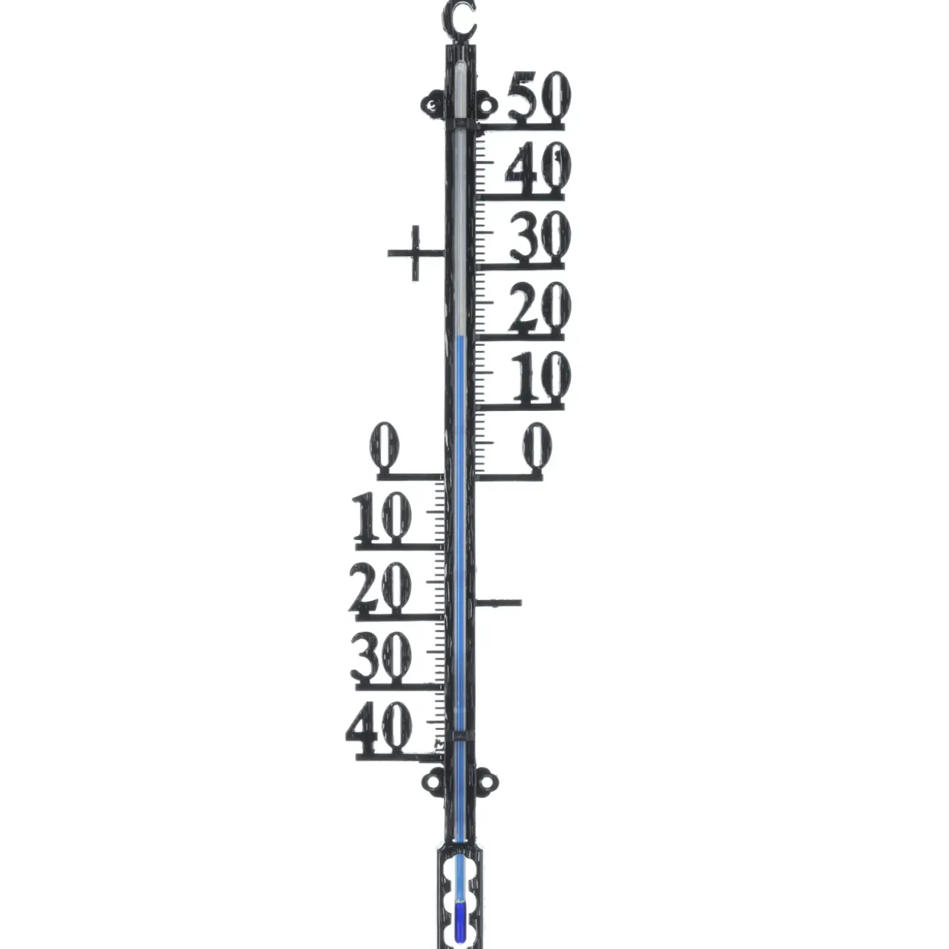Nature Buitenthermometer - Zwart - Kunststof - 10 X 41 Cm