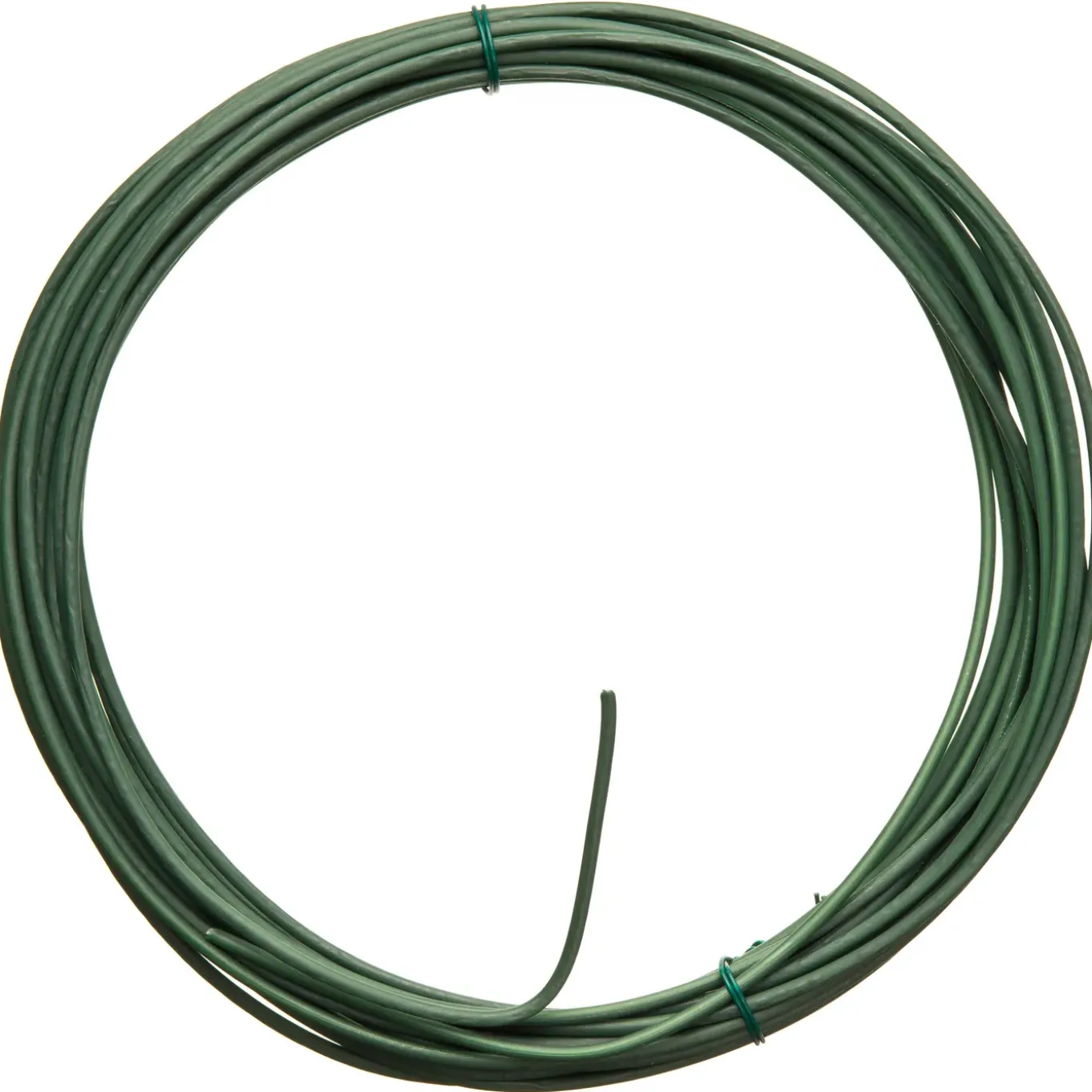 Nature geplastificeerd spandraad groen Ø1,4mm x30m