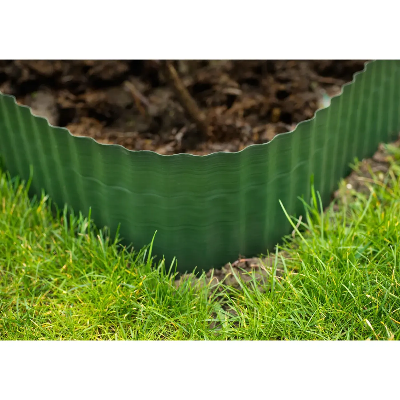 Nature grasranden PVC groen 15cmx9m