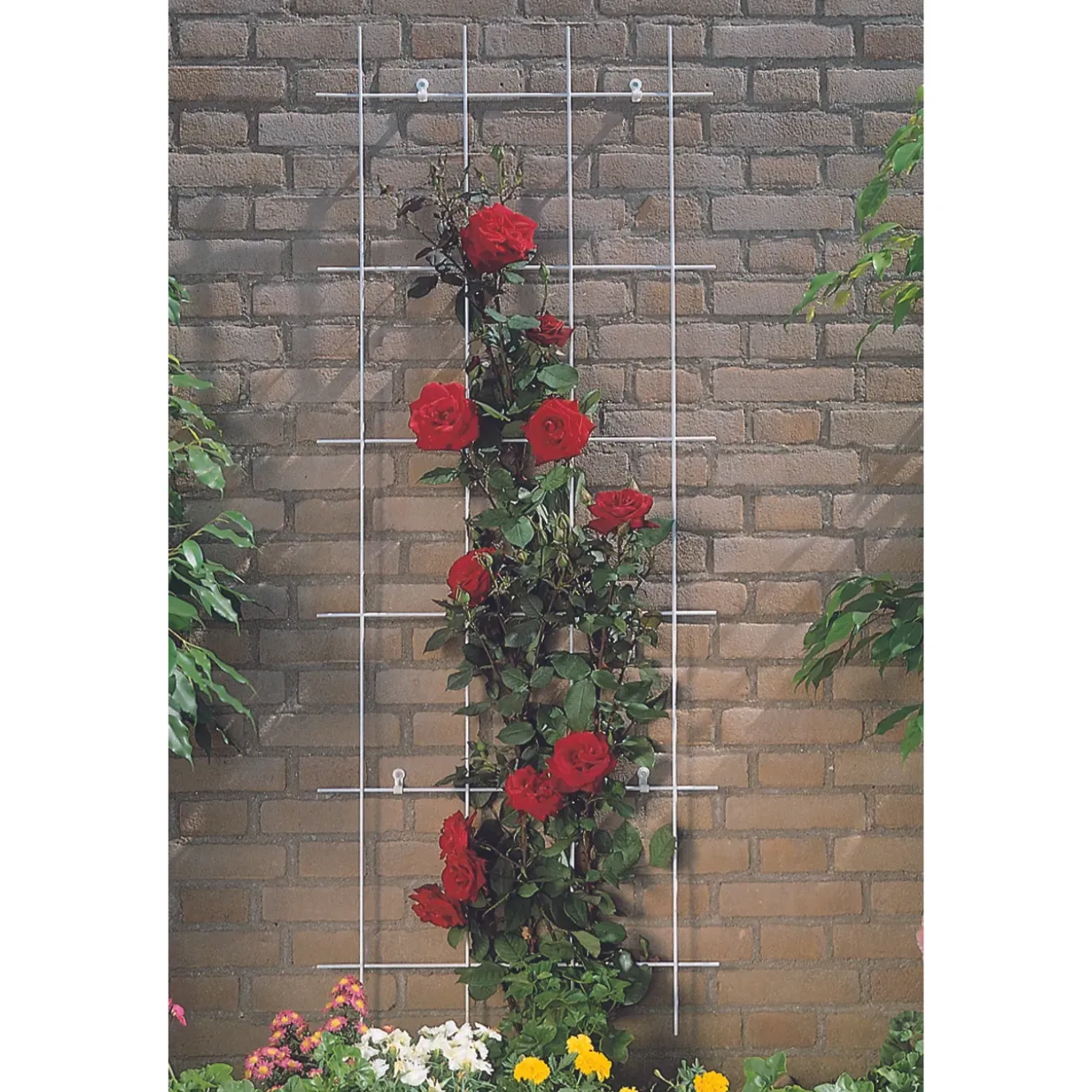 Nature klimrek rechthoekig model bevestigingsset 150x75cm