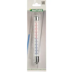 Nature kozijnthermometer Kelvin 3 metaal 20cm