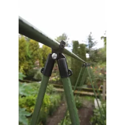 Nature plantenstokkenset metalen stokken H210cm x Ø16mm 12 stuks