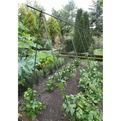 Nature plantenstokkenset metalen stokken H210cm x Ø16mm 12 stuks