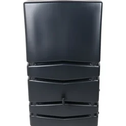 Nature Regenton - Kolom - 350L - Antraciet Kunststof Inclusief kraan - 77,5x38,3x135cm