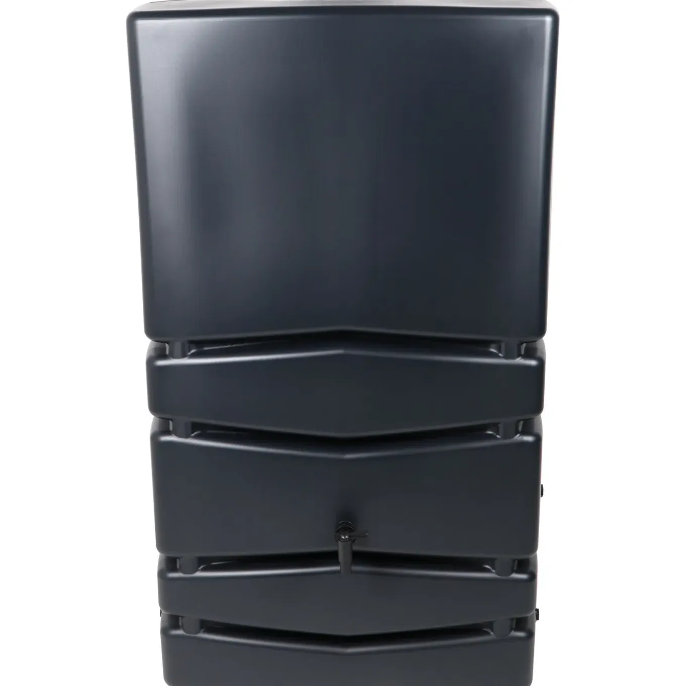 Nature Regenton - Kolom - 350L - Antraciet Kunststof Inclusief kraan - 77,5x38,3x135cm