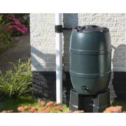 Nature regentonkraan zwart