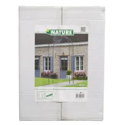 Nature rozenboog zwart 113x38x229cm