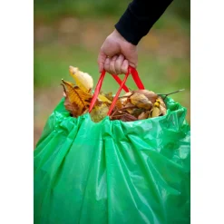 Nature Tuinafvalzak - PE - Groen - 100L - 3 stuks