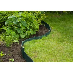 Nature tuinborder PE groen 3mm - 10x0,15m