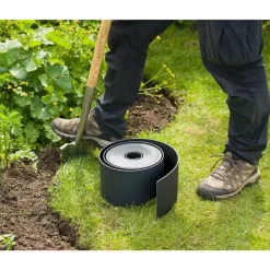 Nature Zwarte Pe Tuinrand - Natuur - Tuinrand - 7,5cm X 10m - Dikte 3mm