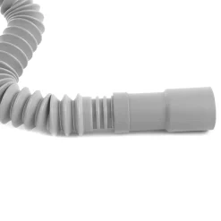 Nedco - Uittrekbare Afvoerslang 1,1m - 4m. Diam.24mm Haaks - Diam.29mm Recht