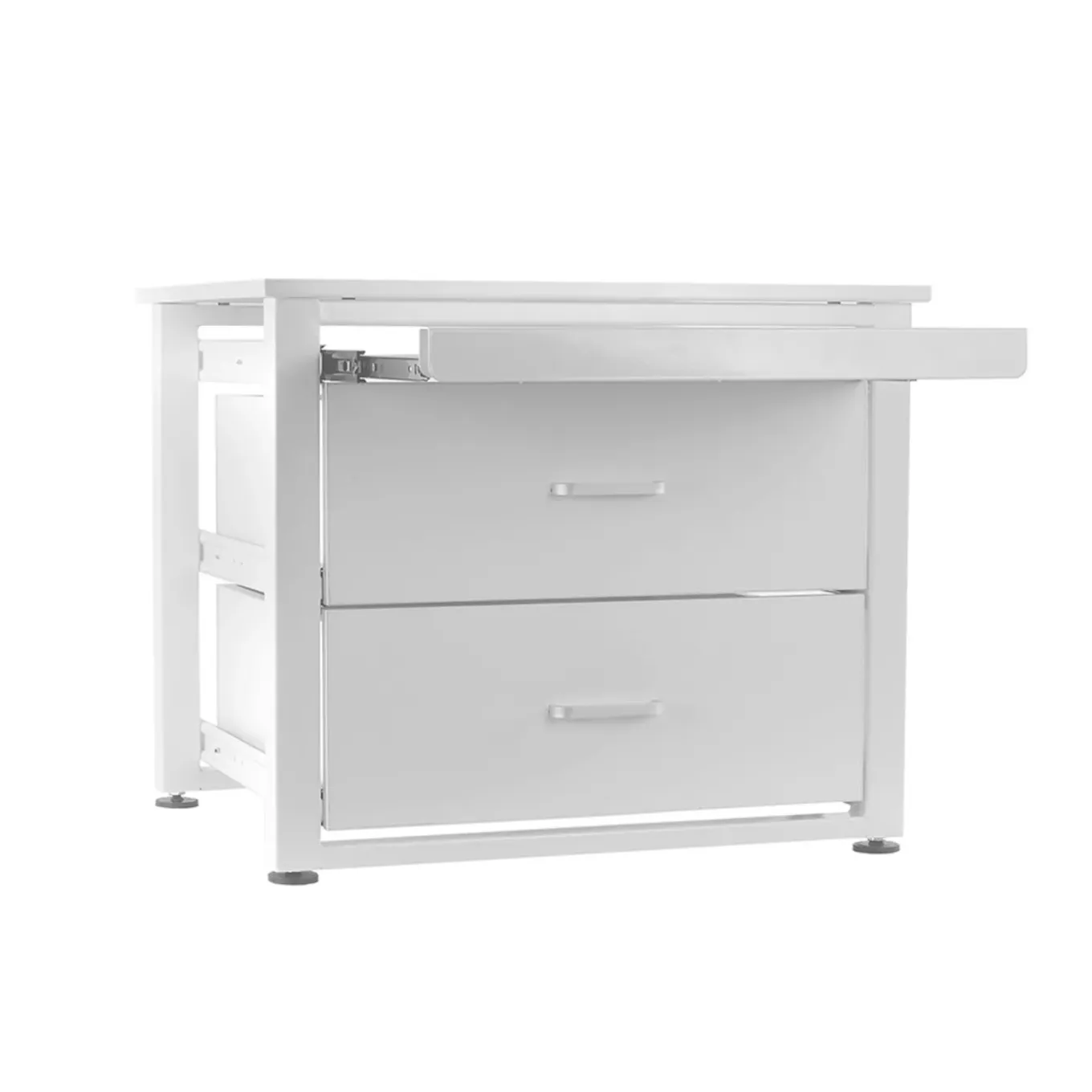 Nedco - Wasmachine-/droger Verhoger Met Twee Houten Laden En Schuiflade