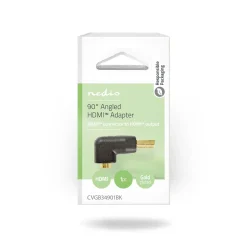 Nedis HDmI Adapter - HDmI mannelijk naar HDmI Vrouwelijk - Zwart