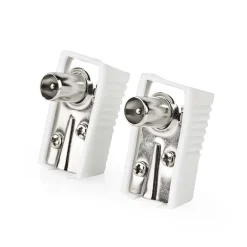 Nedis IEC Coax Connector - IEC mannelijk Gehoekt - Wit