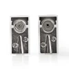 Nedis IEC Coax Connector - IEC Vrouwelijk naar IEC mannelijk - Wit