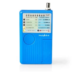 Nedis kabeltester LAN Fresh Green Box bedraad - 180m blauw